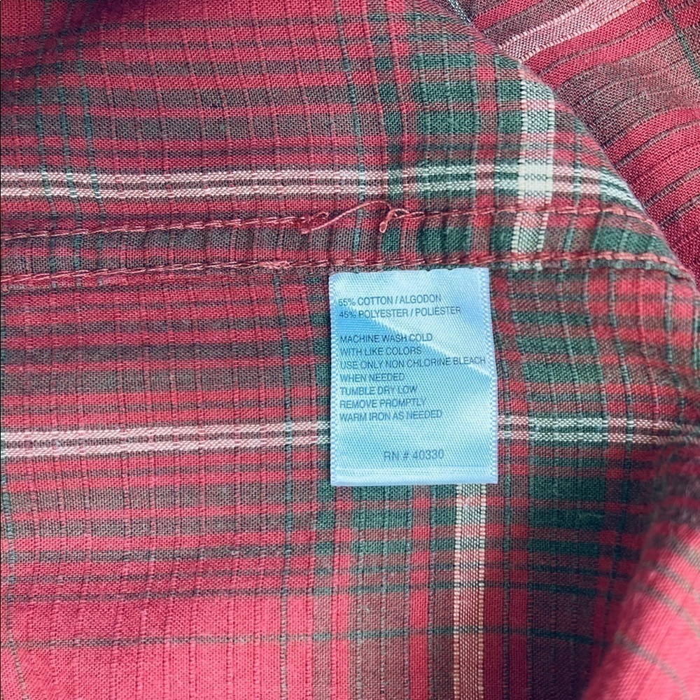 HAGGAR XXL CASUAL BUTTON DOWN Long Sleeve - Picture 8 of 8
